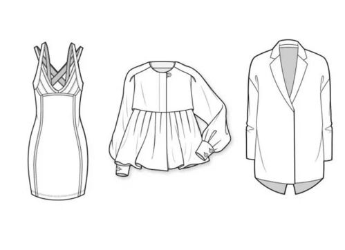 品牌公司是這樣畫款式圖的 帶你全面了解企業服裝款式圖