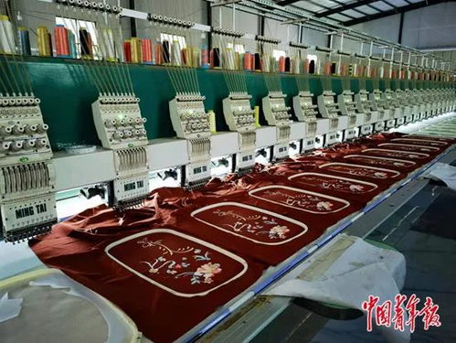 曹縣 一年內全縣 冒出 1000多臺繡花機